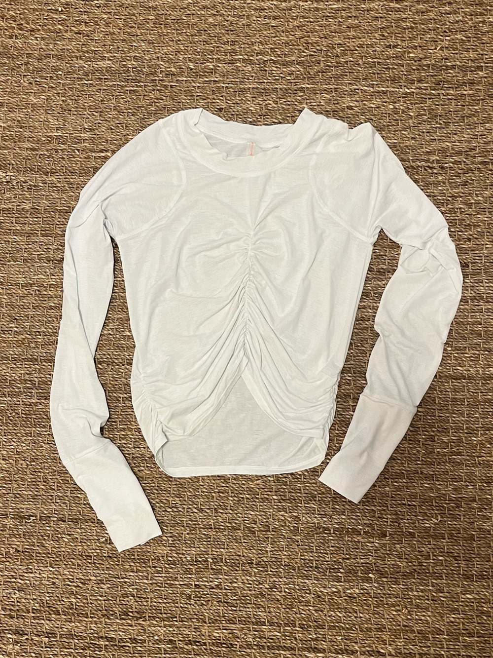 FP Movement Long-Sleeve Crop Top - White - Picture 2 of 4